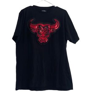 Eighty Eight Men's Bull Print Shirt Size Large Cotton